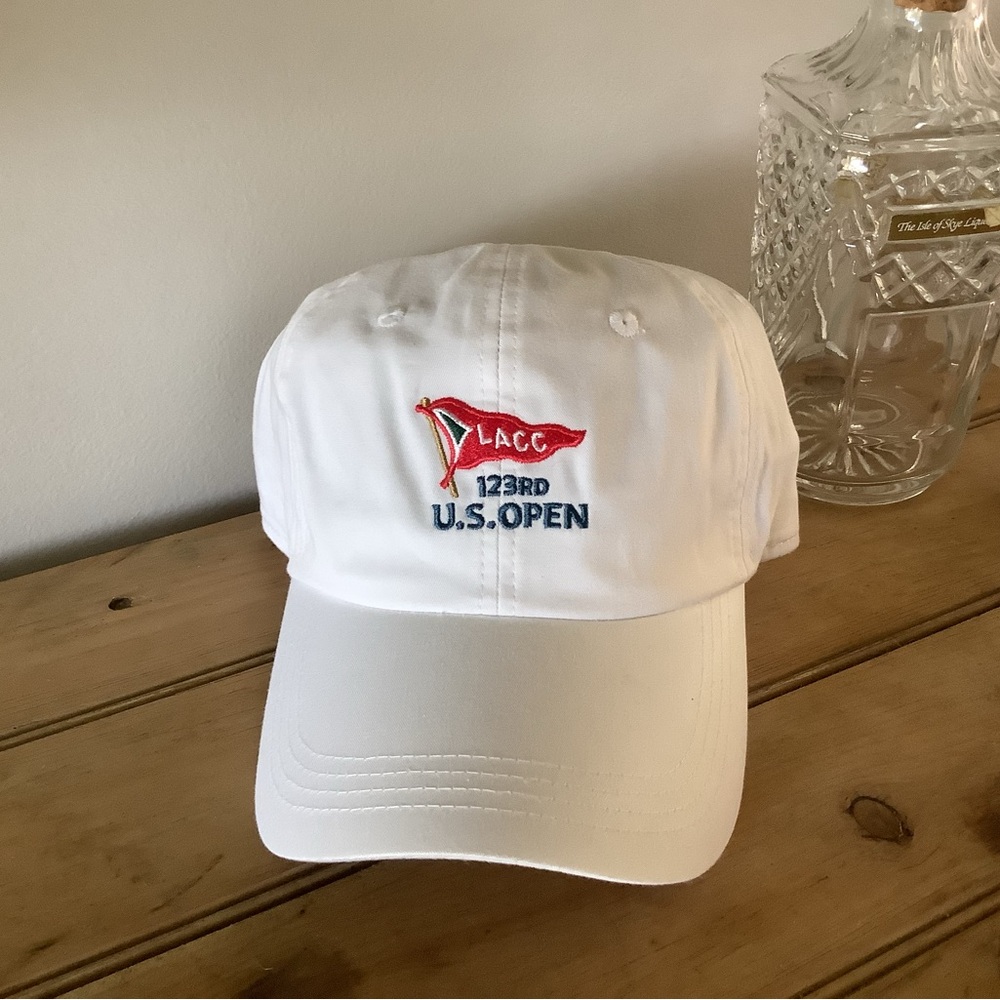 White LACC 123rd U.S. Open USGA Member Golf Cap